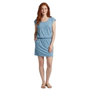 LG MEC Activewear Blue Mini Dress Athletic Summer